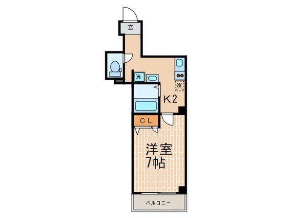 ラフォンテ尼崎駅前の物件間取画像